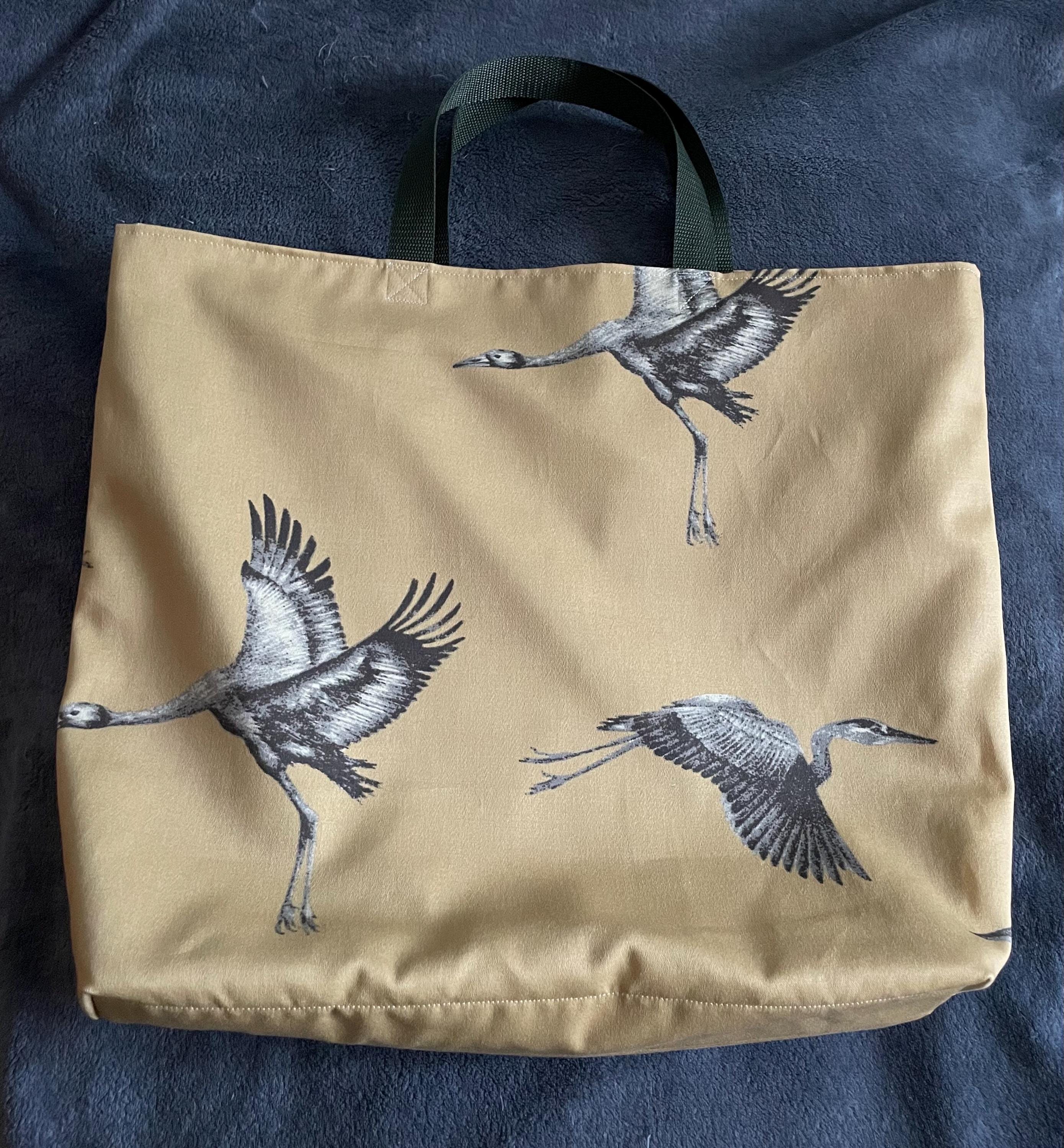 Flying Cranes Shopping Bag
