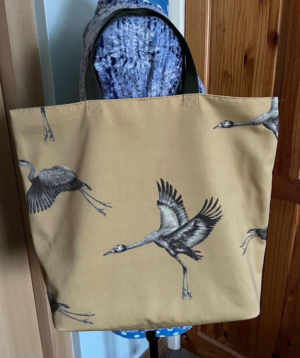 Flying Cranes Shopping Bag