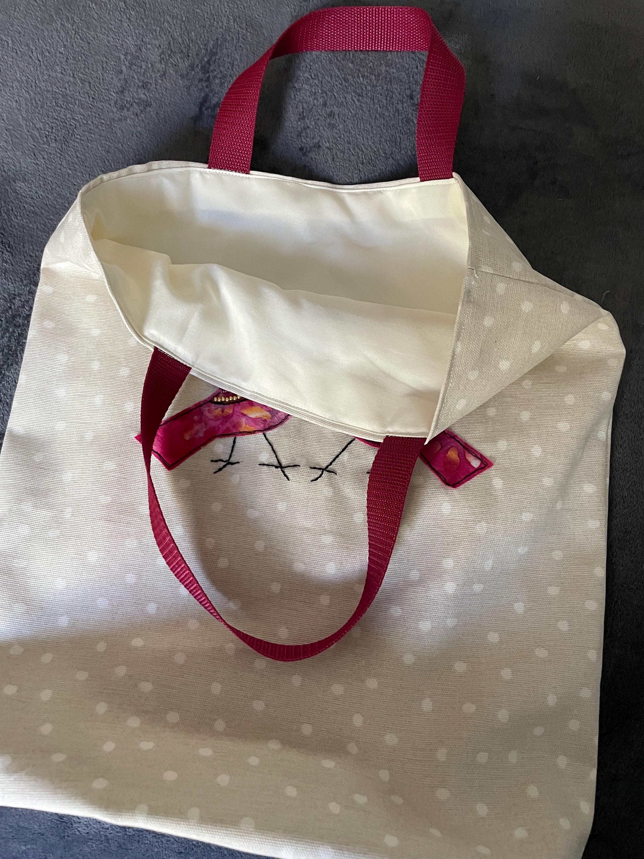 Two Pink Birds Shopping Tote