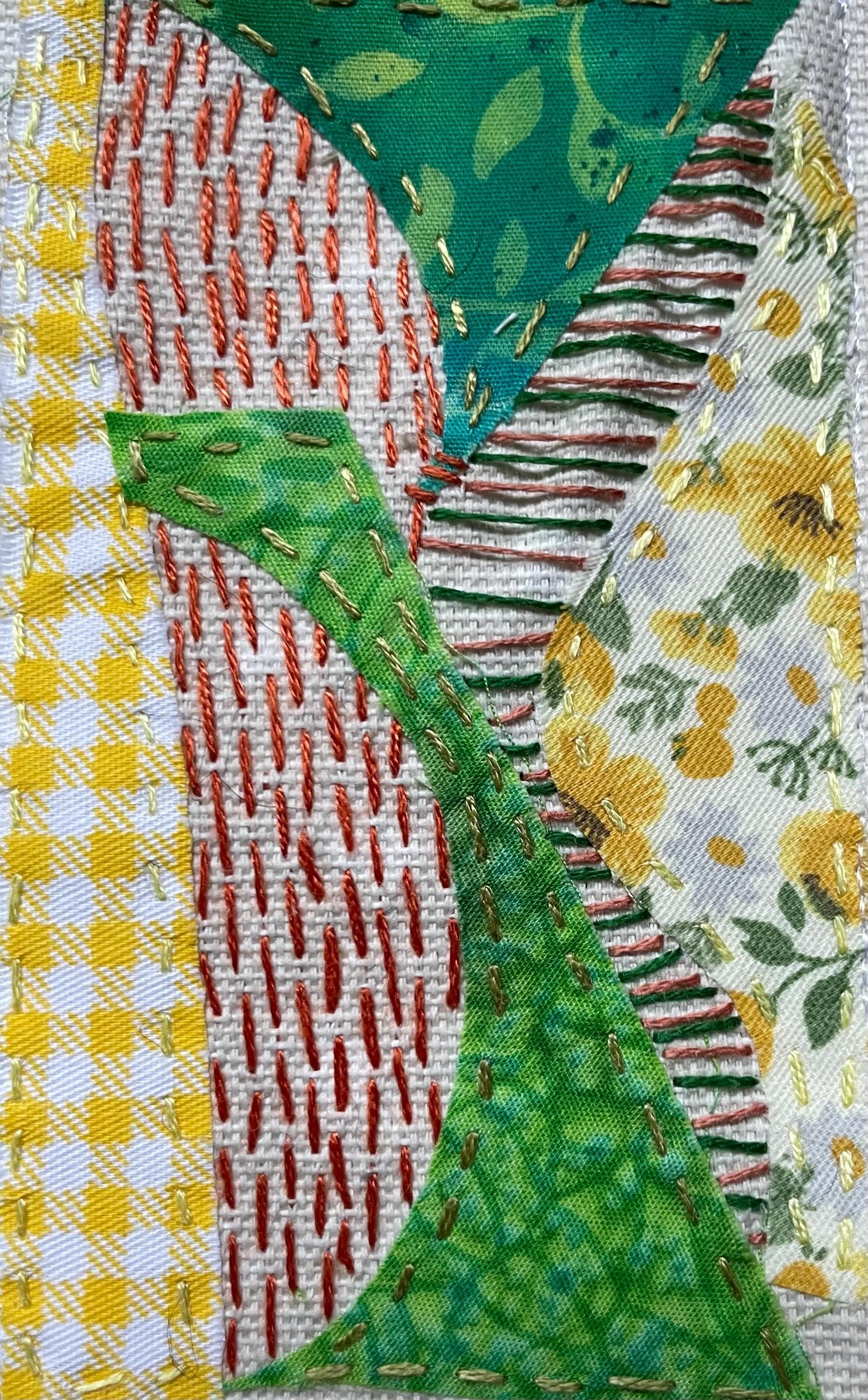 Slow Stitch Book Mark