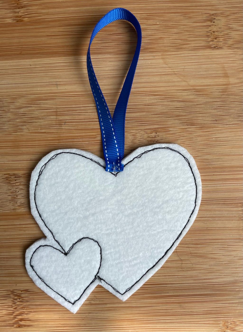 Mother & Child Double Heart Hanging Charm