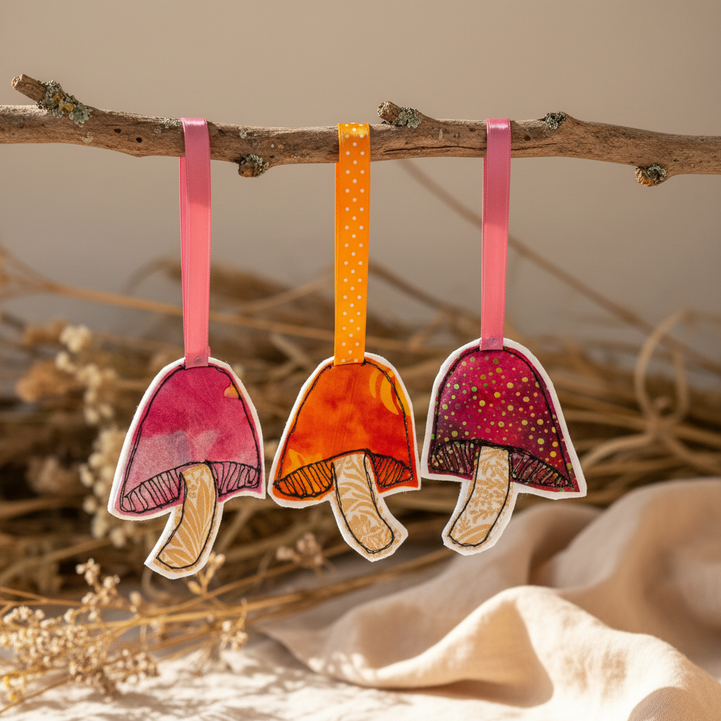 Batik Hanging Mushrooms